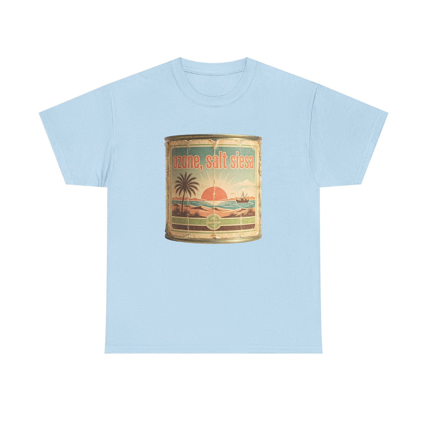 Sunset Salt Sea T-Shirt — Vintage Beach Palm Graphic Tee