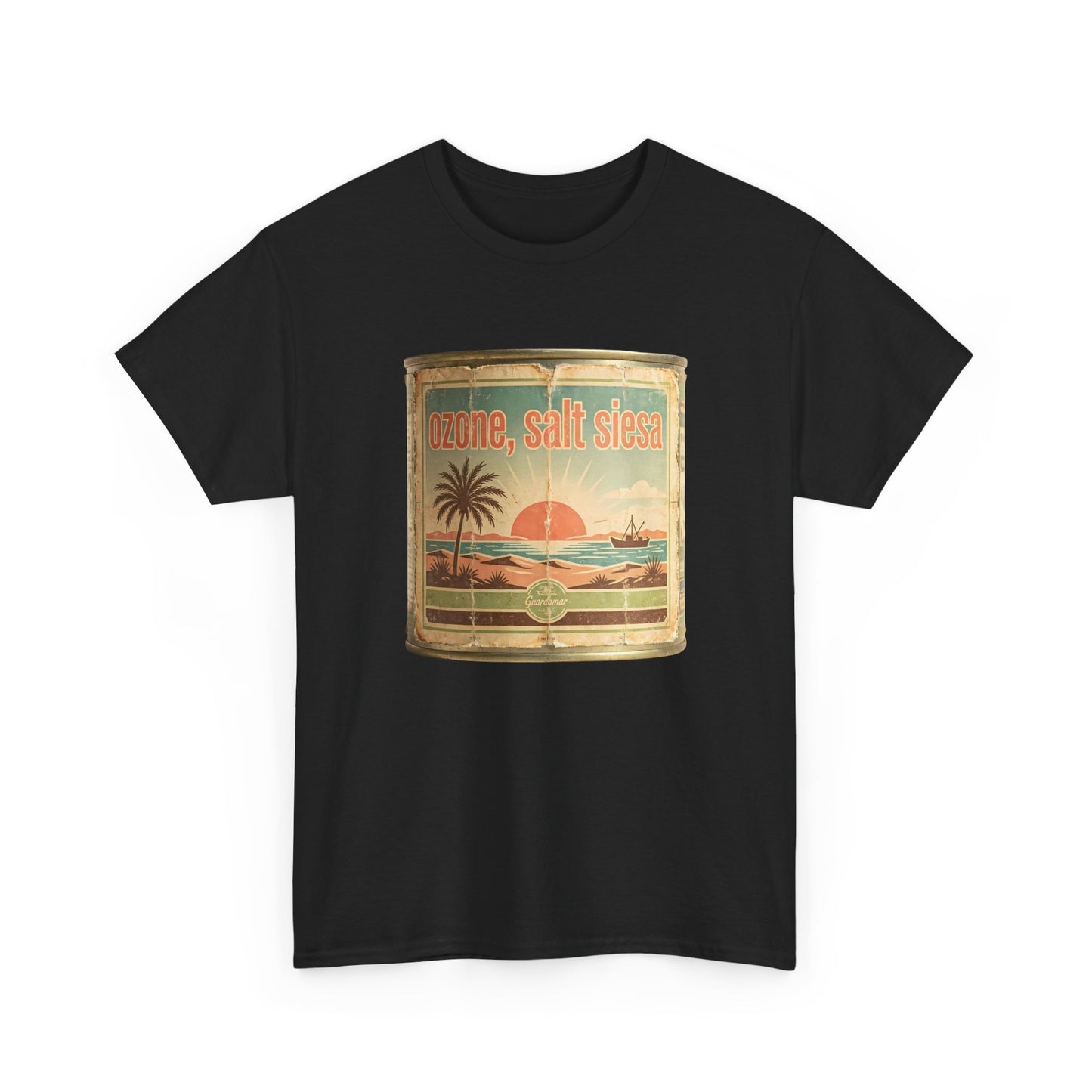 Sunset Salt Sea T-Shirt — Vintage Beach Palm Graphic Tee