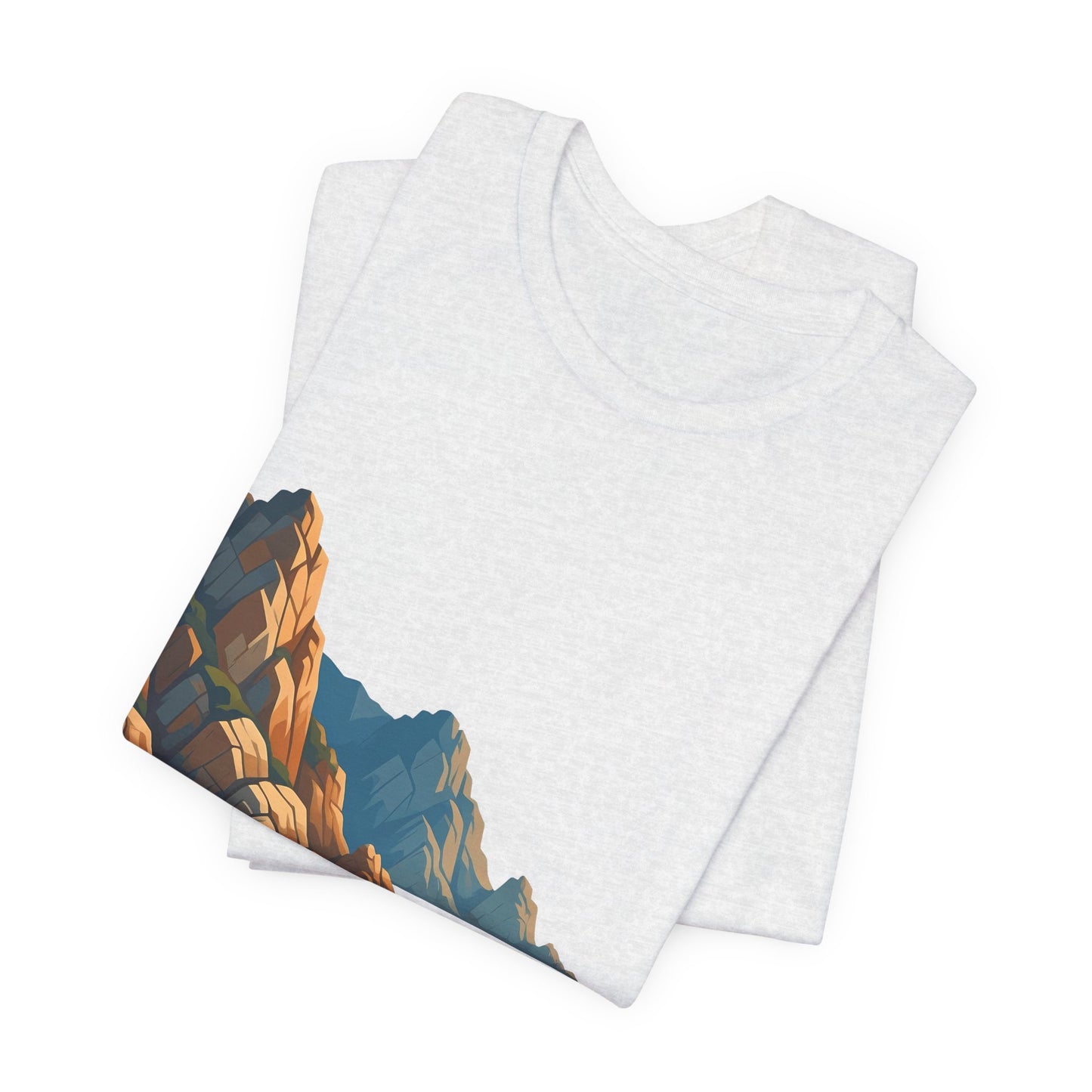 Coastal Cabin Tee — Scenic Mountain Beach House Graphic Shirt
