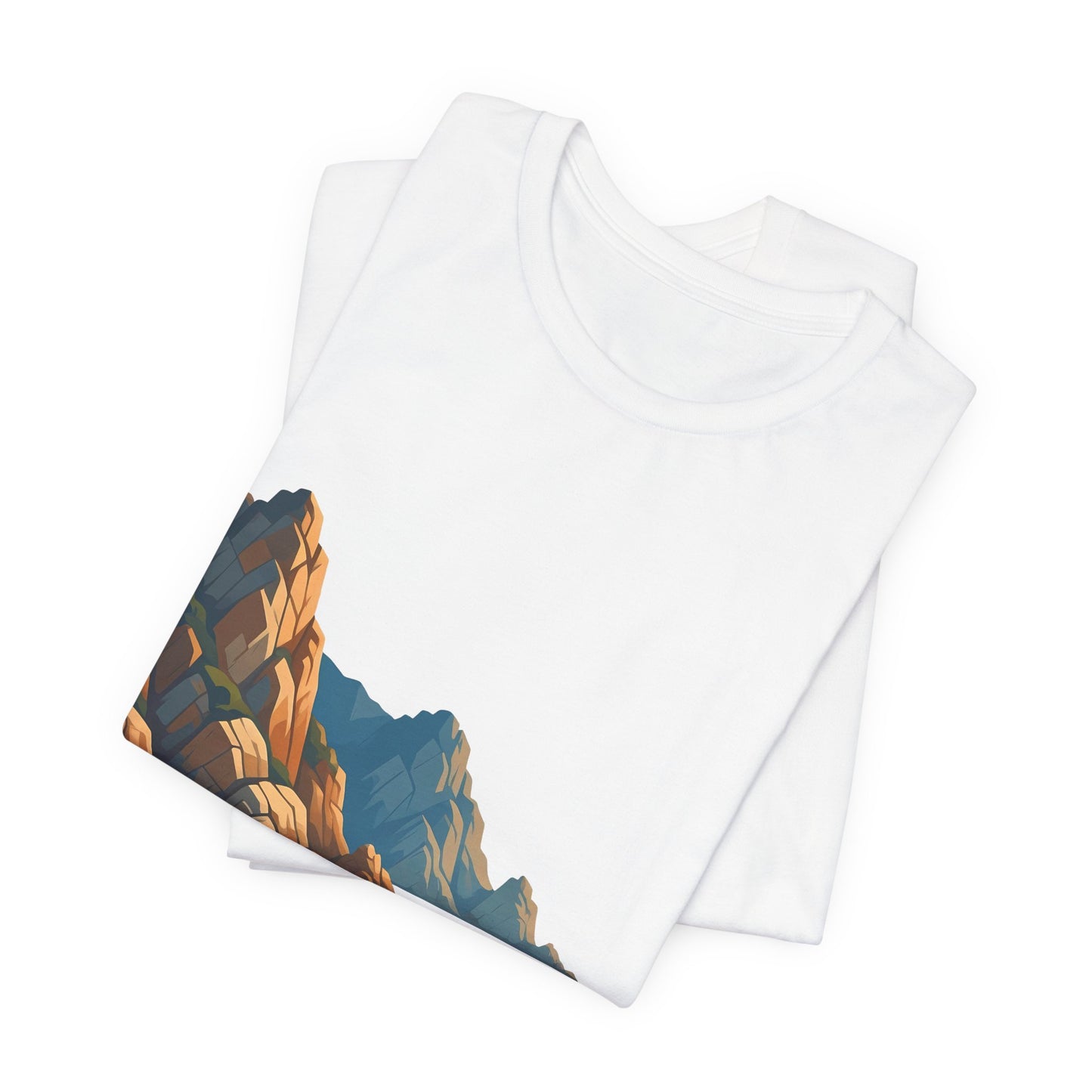Coastal Cabin Tee — Scenic Mountain Beach House Graphic Shirt