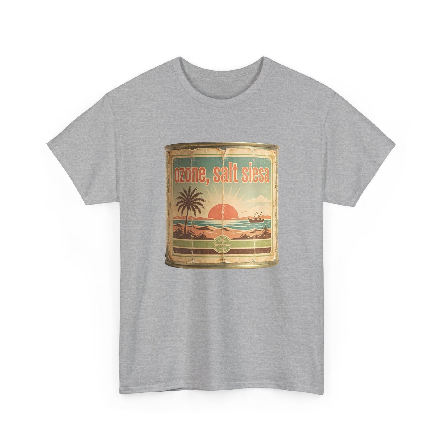 Sunset Salt Sea T-Shirt — Vintage Beach Palm Graphic Tee