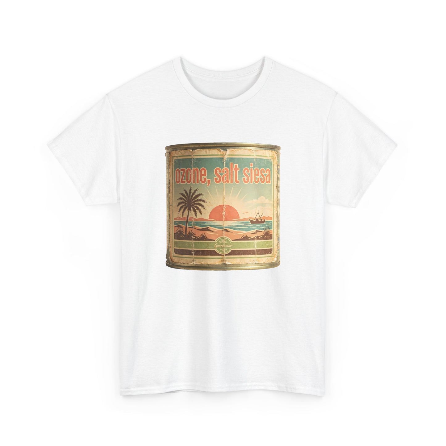 Sunset Salt Sea T-Shirt — Vintage Beach Palm Graphic Tee