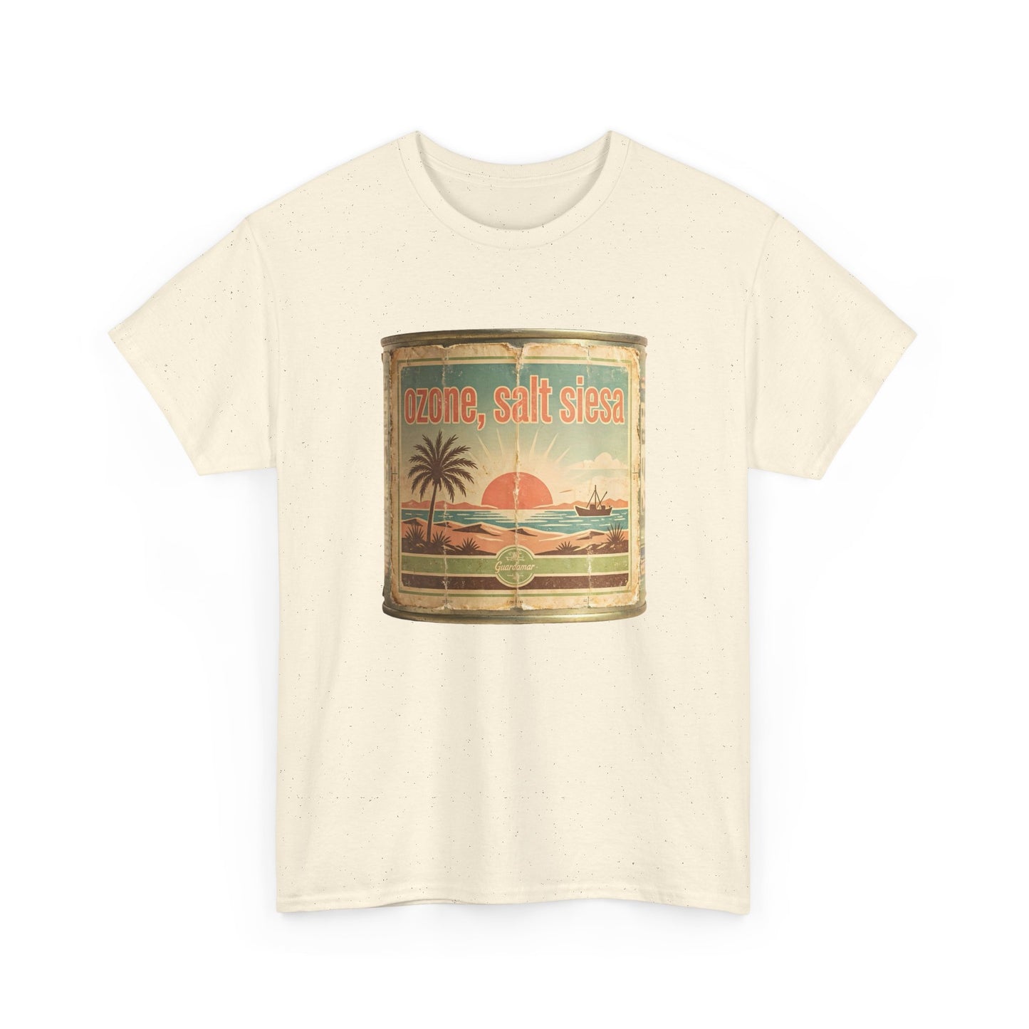 Sunset Salt Sea T-Shirt — Vintage Beach Palm Graphic Tee