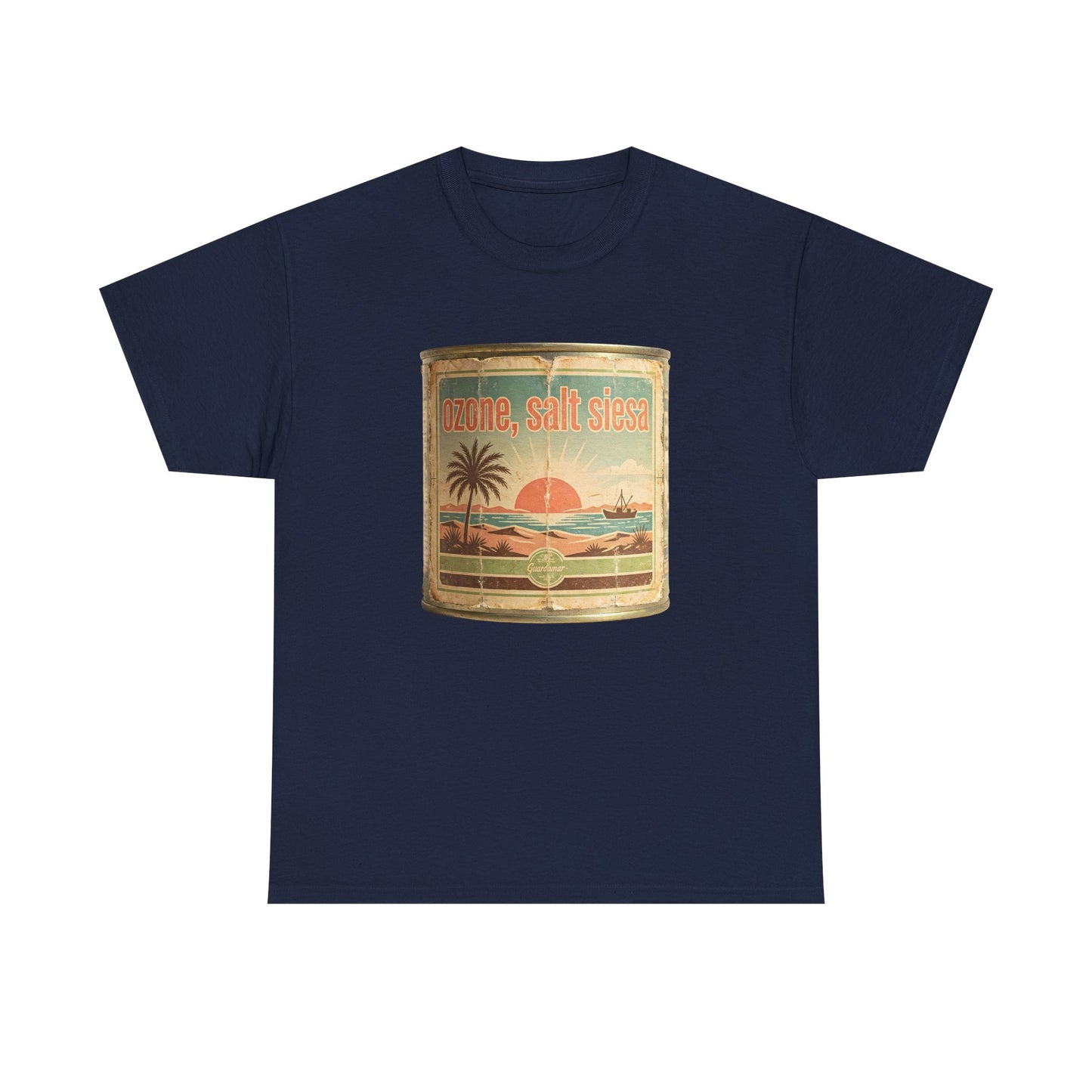 Sunset Salt Sea T-Shirt — Vintage Beach Palm Graphic Tee