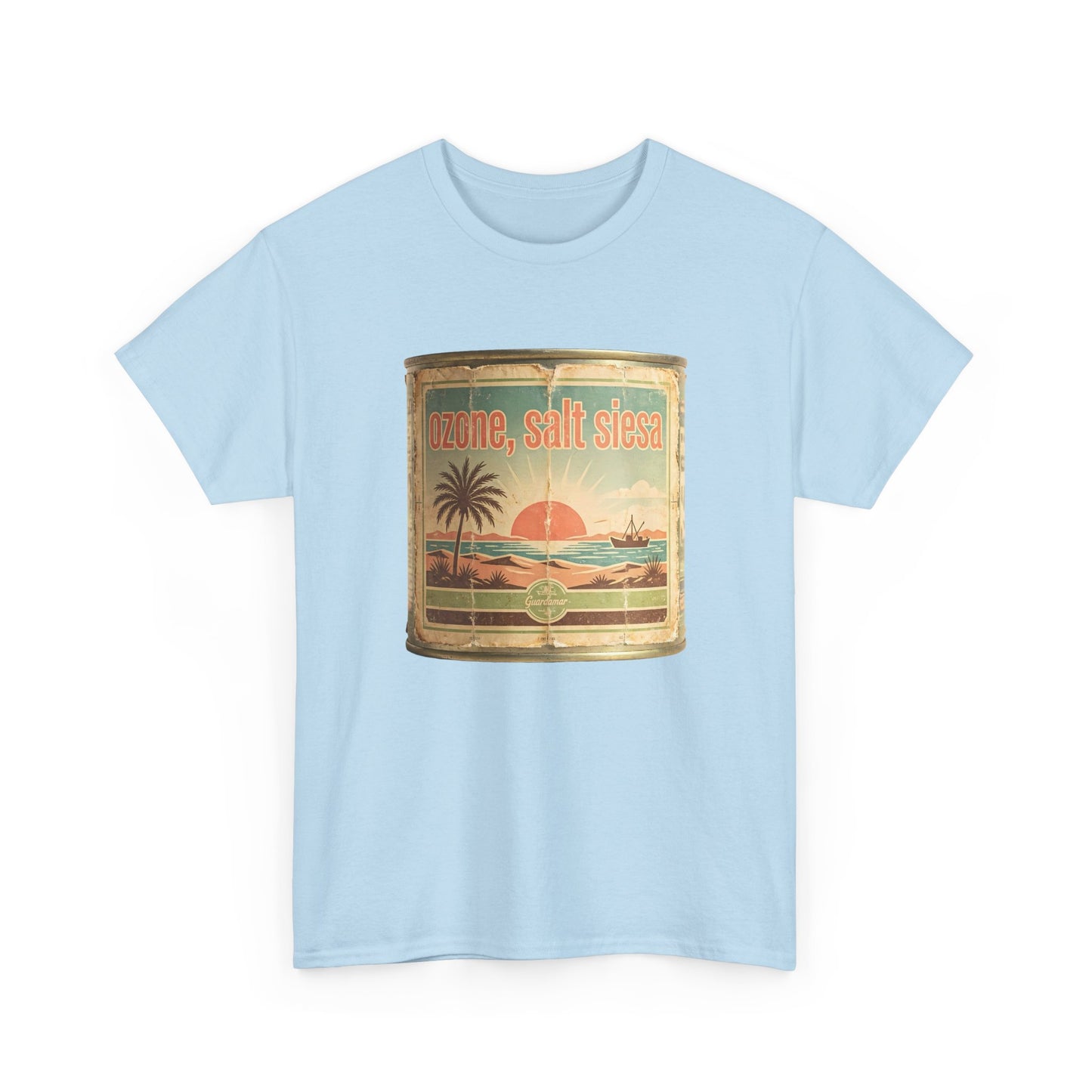 Sunset Salt Sea T-Shirt — Vintage Beach Palm Graphic Tee