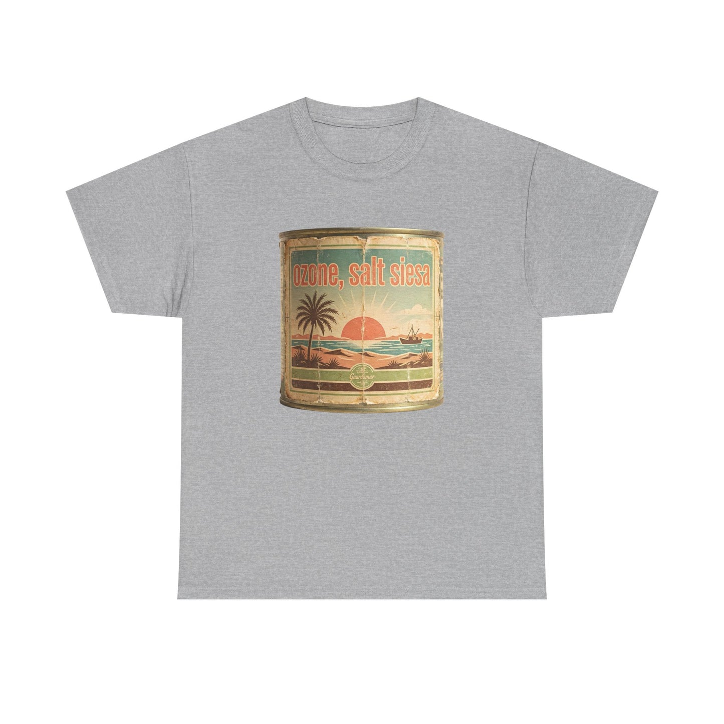 Sunset Salt Sea T-Shirt — Vintage Beach Palm Graphic Tee