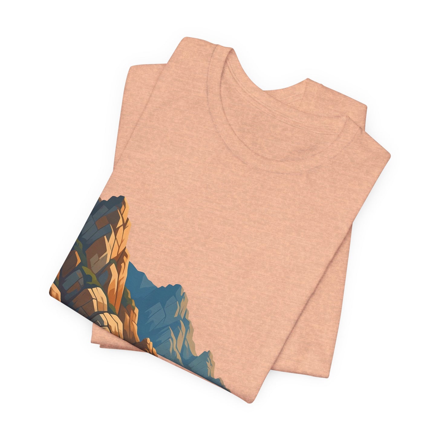Coastal Cabin Tee — Scenic Mountain Beach House Graphic Shirt