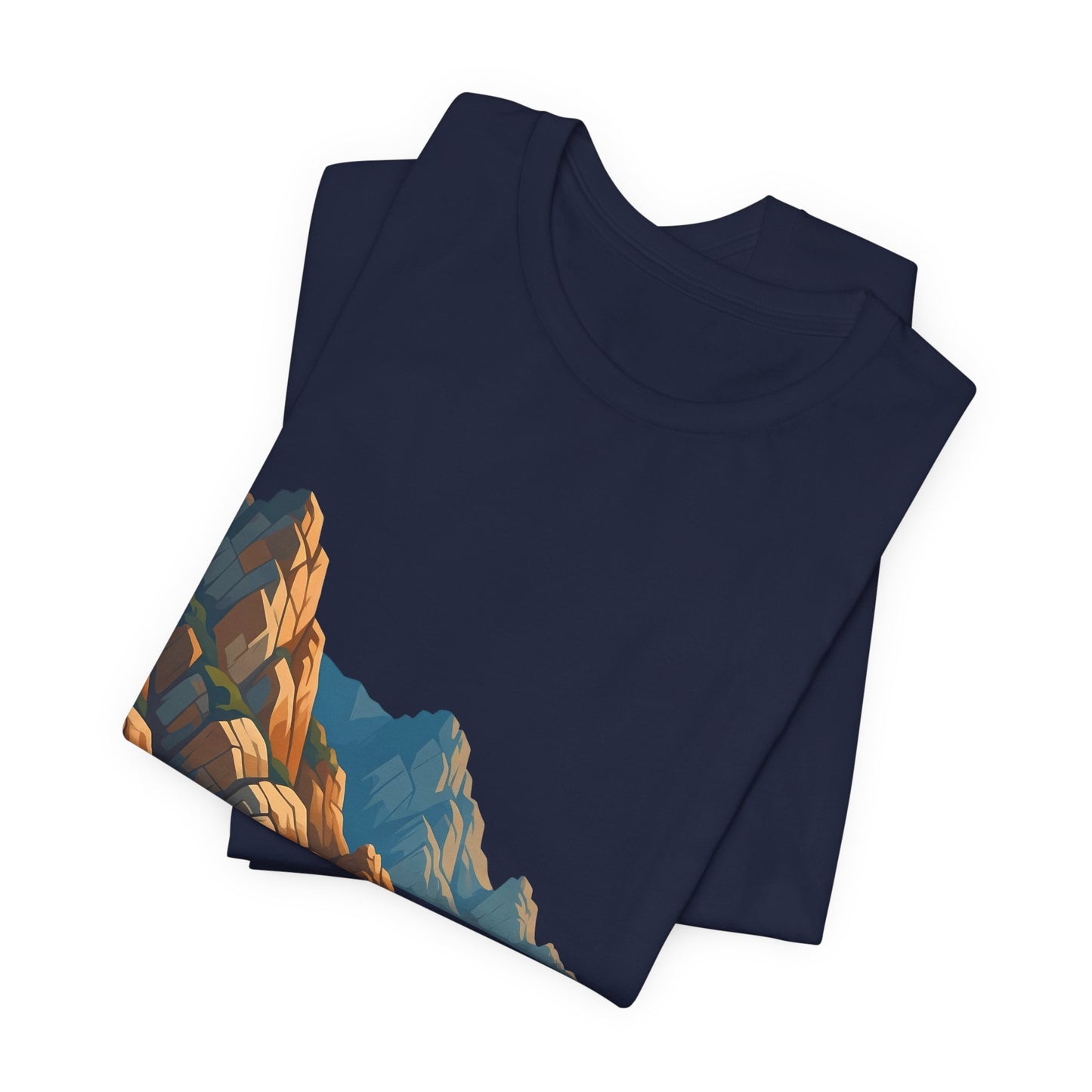 Coastal Cabin Tee — Scenic Mountain Beach House Graphic Shirt