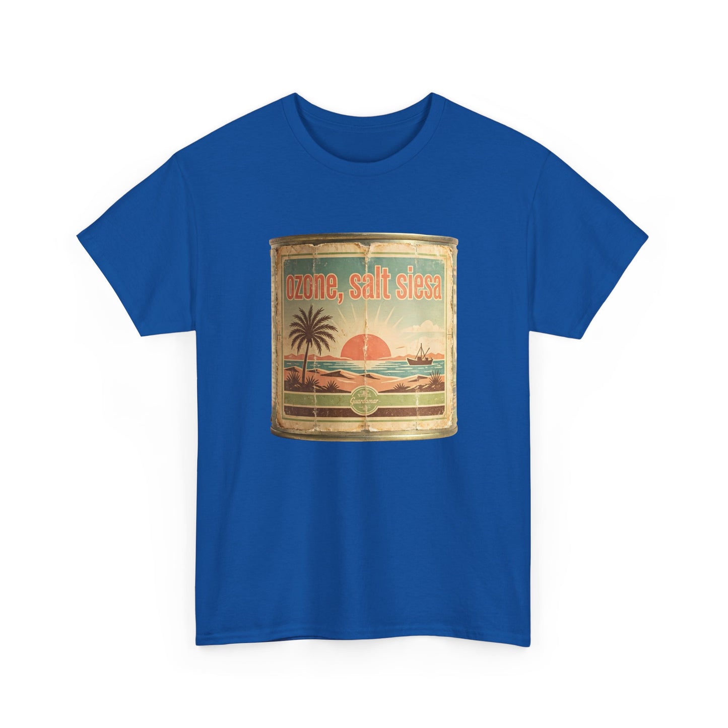 Sunset Salt Sea T-Shirt — Vintage Beach Palm Graphic Tee