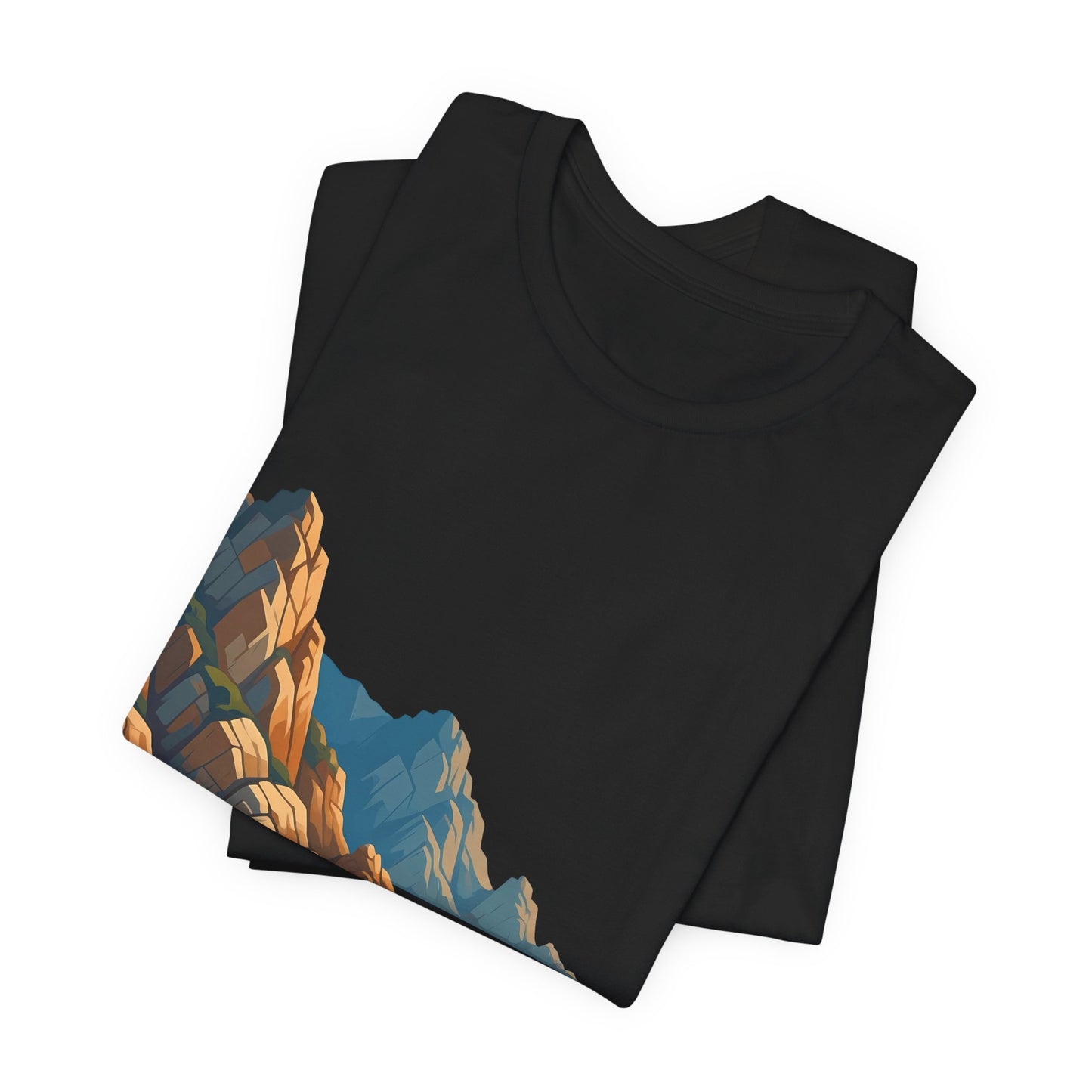 Coastal Cabin Tee — Scenic Mountain Beach House Graphic Shirt