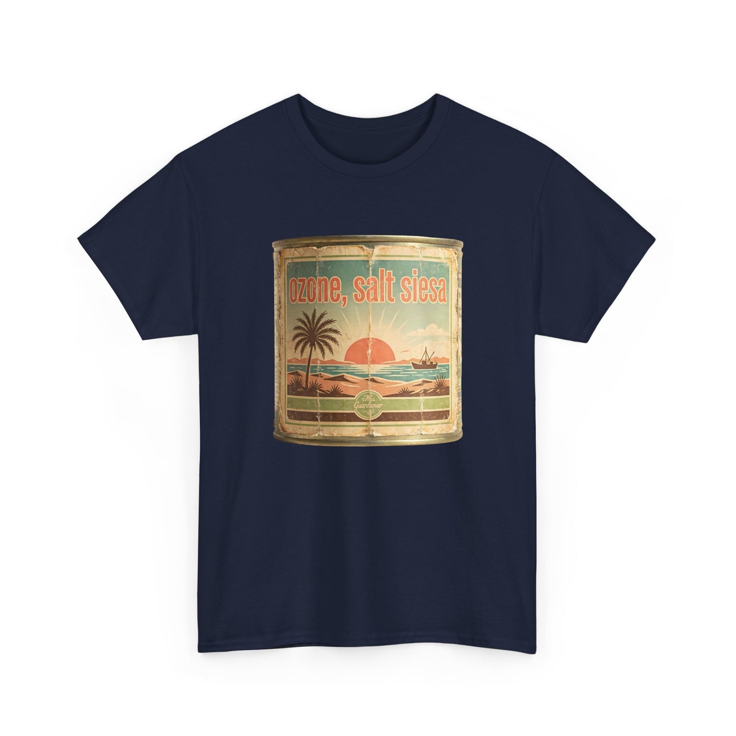Sunset Salt Sea T-Shirt — Vintage Beach Palm Graphic Tee