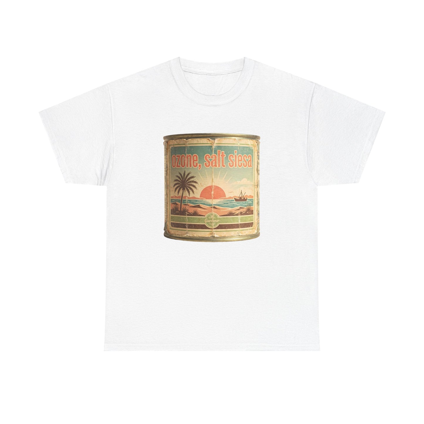 Sunset Salt Sea T-Shirt — Vintage Beach Palm Graphic Tee